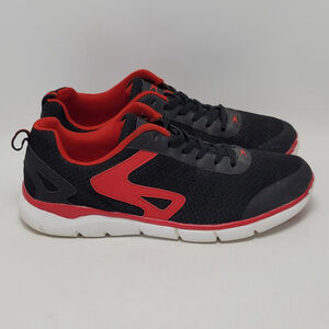 Crane Aldi Memory Foam Trainers Athletic Sneakers Mesh Black/Red/White Men’s 9